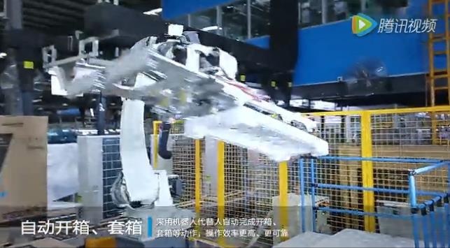 自动开箱，套箱